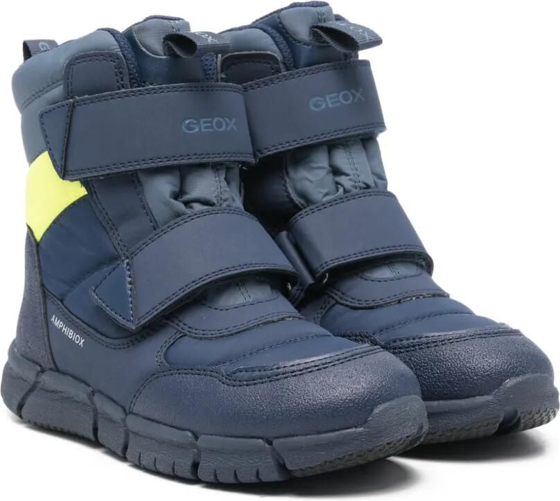 Geox Kids Flexyper laarzen met klittenband Blauw