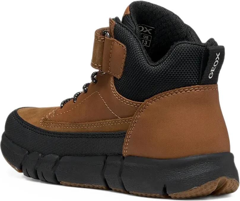 Geox Kids Flexyper lace-up touch-strap boots Bruin - Foto 2