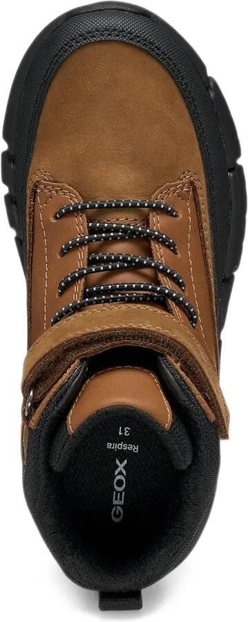 Geox Kids Flexyper lace-up touch-strap boots Bruin - Foto 4