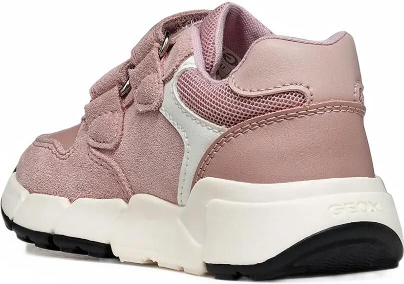 Geox Kids Flexyper mini sneakers met klittenband en vlakken Roze - Foto 2
