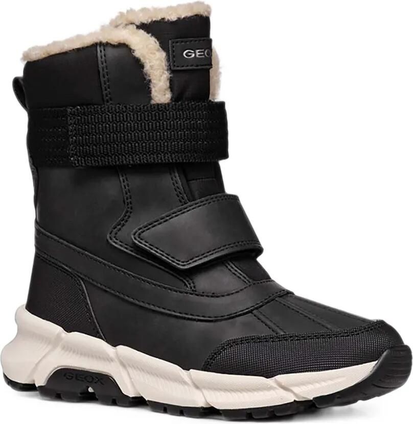 Geox Kids Flexyper Plus Abx Amphibiox touch-strap boots Zwart