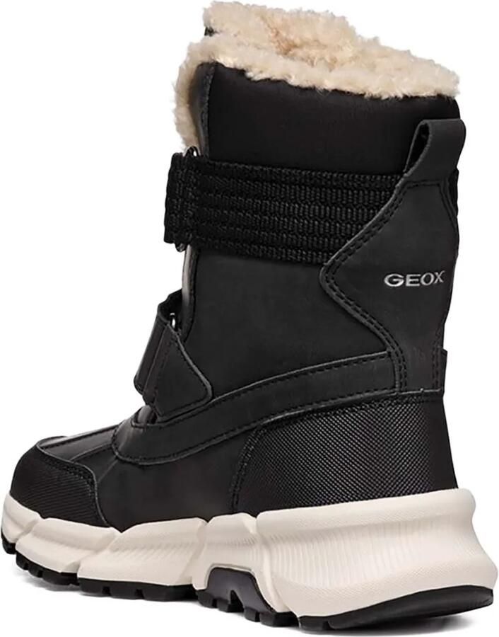Geox Kids Flexyper Plus Abx laarzen met fleece voering en bandje Zwart - Foto 3