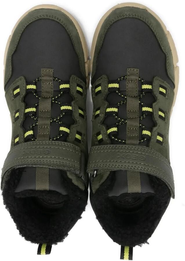 Geox Kids Flexyper sneakers met klittenband Groen - Foto 2