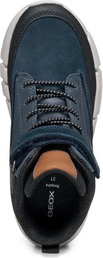 Geox Kids Flexyper touch-strap lace-up ankle boots Blauw - Foto 3