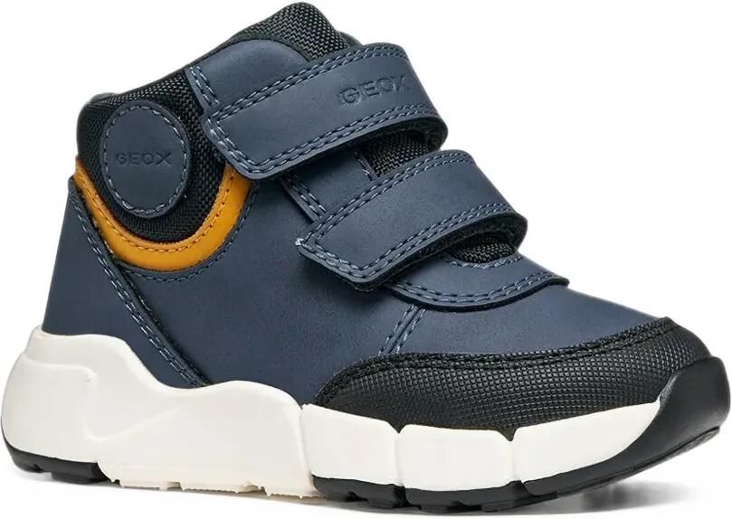 Geox Kids Flexyper sneakers met klittenband Blauw