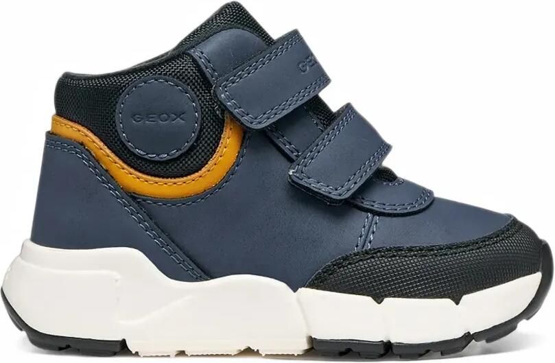 Geox Kids Flexyper sneakers met klittenband Blauw - Foto 4