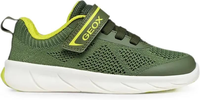 Geox Kids Foot-Run mesh sneakers Groen