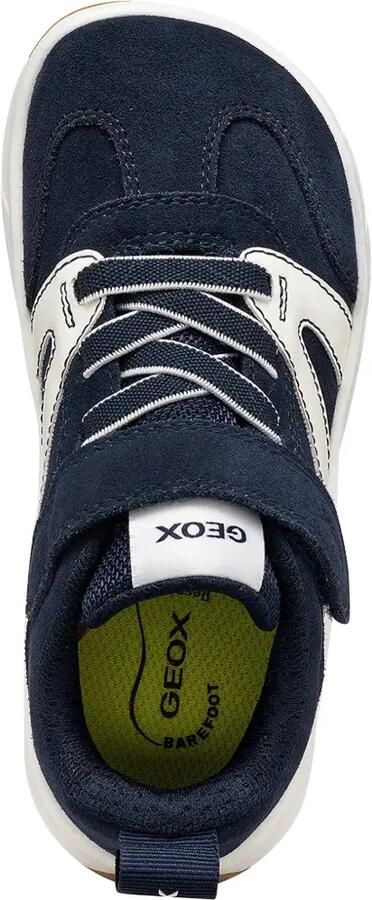 Geox Kids Foot-Run sneakers met klittenband Blauw - Foto 4