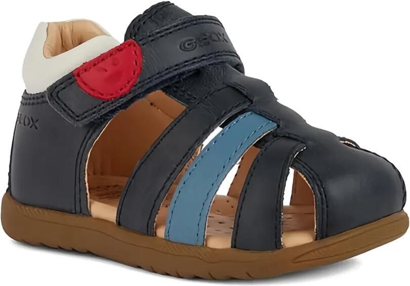 Geox Kids Gestreepte sandalen Blauw
