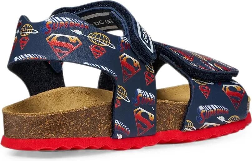 Geox Kids Ghita sandalen met klittenband en Super -print Blauw - Foto 2