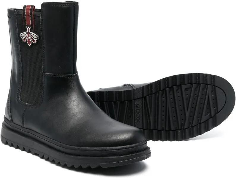Geox Kids Gillyjaw combat boots Zwart