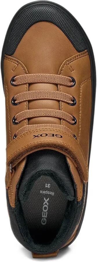 Geox Kids Gisli ankle touch-strap trainers Bruin - Foto 3