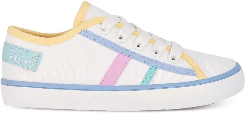 Geox Kids Gisli sneakers met colourblocking Wit