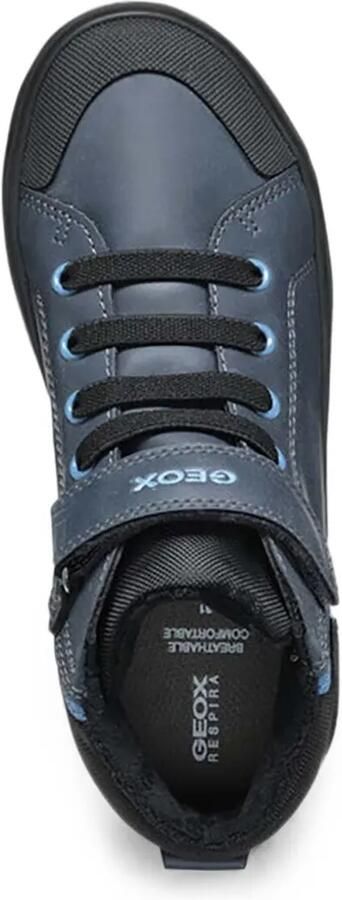 Geox Kids Gisli sneakers met klittenband Blauw - Foto 4