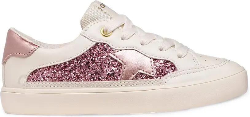 Geox Kids Gisli sneakers met sterpatch Beige - Foto 5