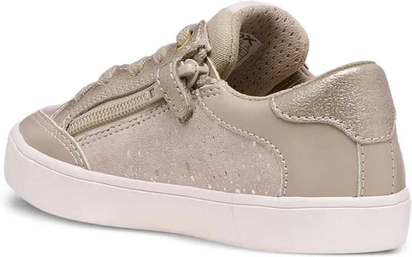 Geox Kids Gisli sneakers met sterpatch en geperforeerde details Beige - Foto 2