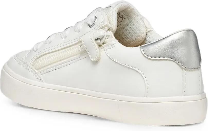 Geox Kids Gisli sneakers met sterpatch en glitterdetail Wit - Foto 3