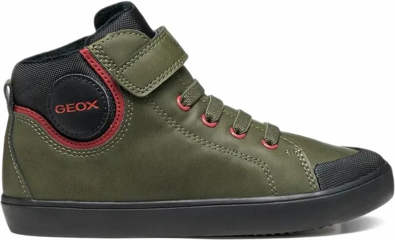 Geox Kids Gisli touch-strap ankle boots Groen