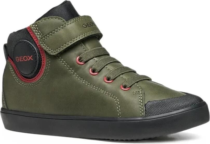 Geox Kids Gisli touch-strap ankle boots Groen - Foto 4