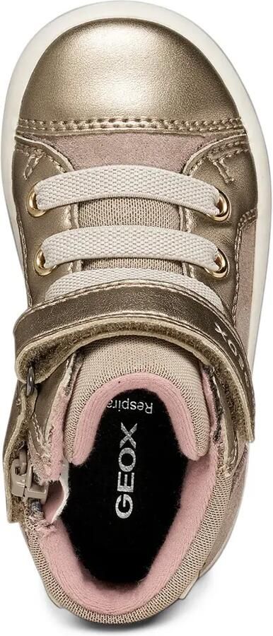 Geox Kids Gisli touch-strap sneakers Bruin - Foto 3