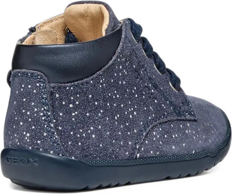 Geox Kids glitter-effect lace-up boots Blauw - Foto 2