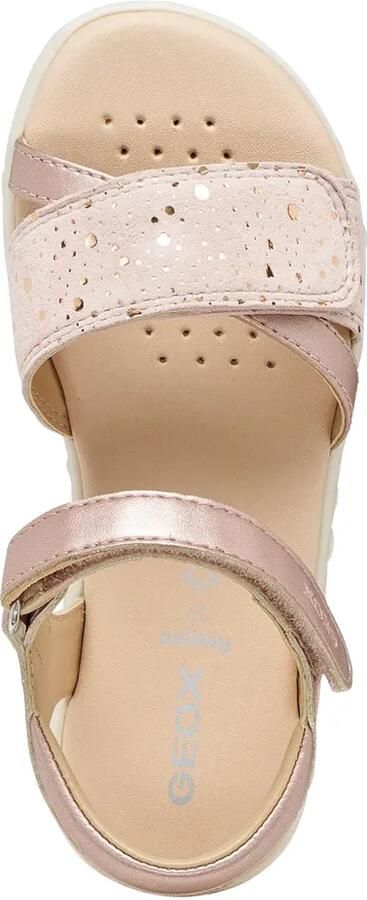 Geox Kids Haiti sandalen met metallic-effect en geperforeerde details Roze - Foto 5
