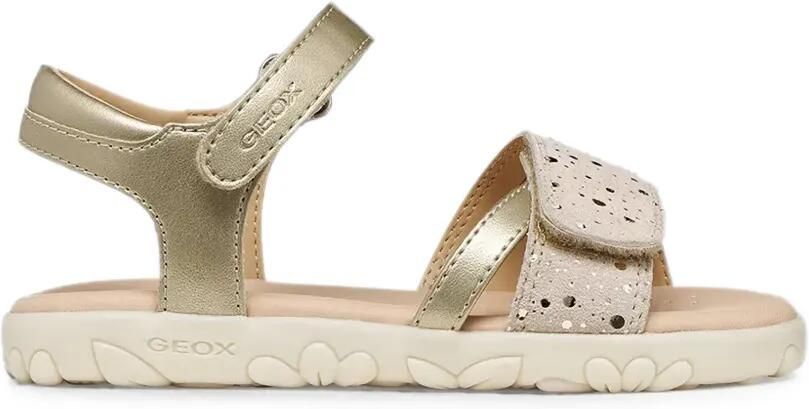 Geox Kids Haititouch sandalen met bandje Goud - Foto 4