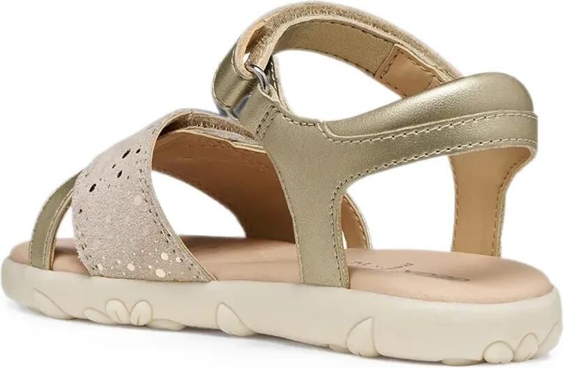 Geox Kids Haititouch sandalen met bandje Goud - Foto 3