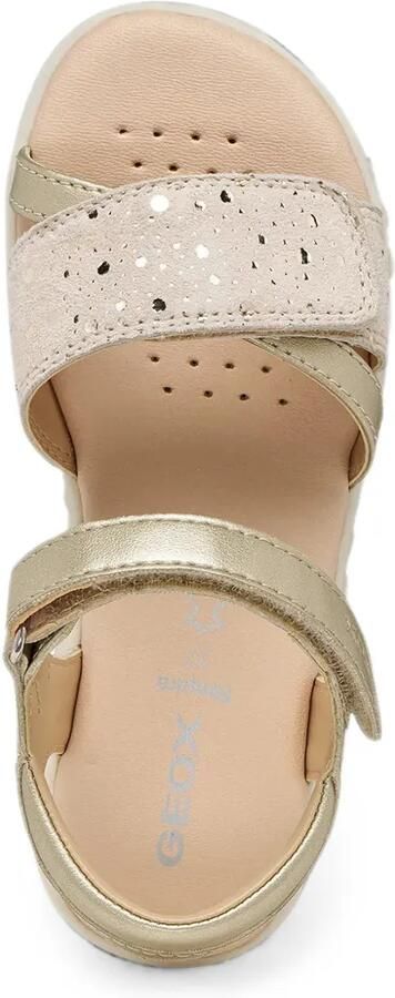 Geox Kids Haititouch sandalen met bandje Goud - Foto 5