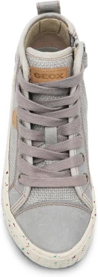 Geox Kids High-top sneakers met olifantprint Grijs - Foto 3