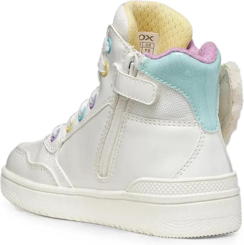Geox Kids High-top sneakers met vleugelpatch Wit - Foto 3