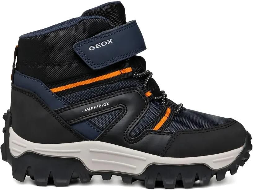 Geox Kids Himalaya waterdichte wandellaarzen Blauw