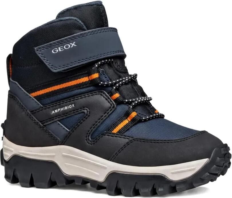 Geox Kids Himalaya waterdichte wandellaarzen Blauw