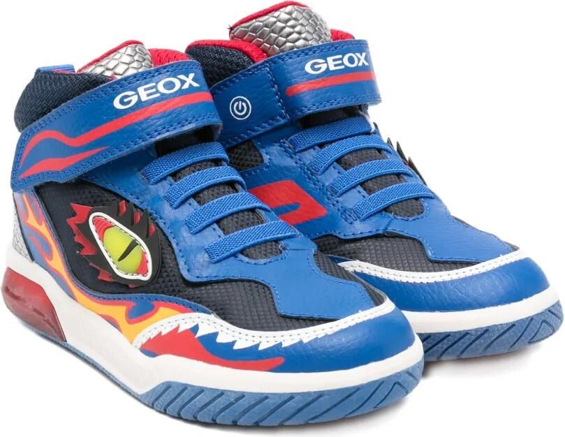 Geox Kids Inek laarzen met vlam print Blauw