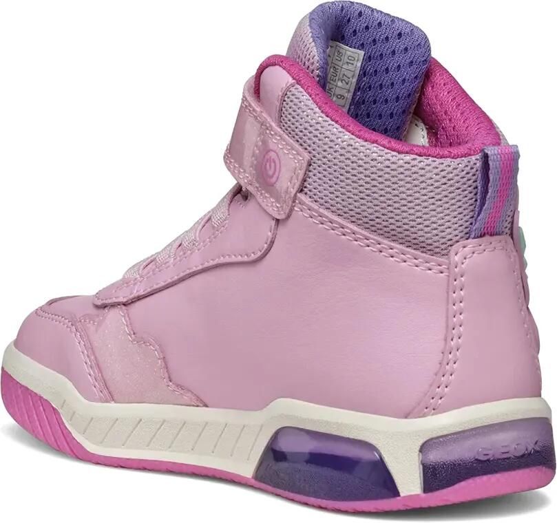 Geox Kids Inek sneakers met sterprint en eenhoornpatch Roze - Foto 3