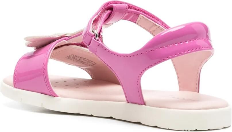 Geox Kids Joyfoot sandalen met bloe patch Roze - Foto 2
