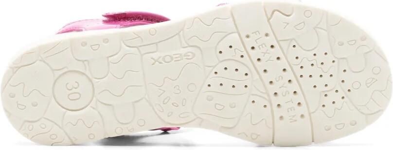 Geox Kids Joyfoot sandalen met bloe patch Roze - Foto 4