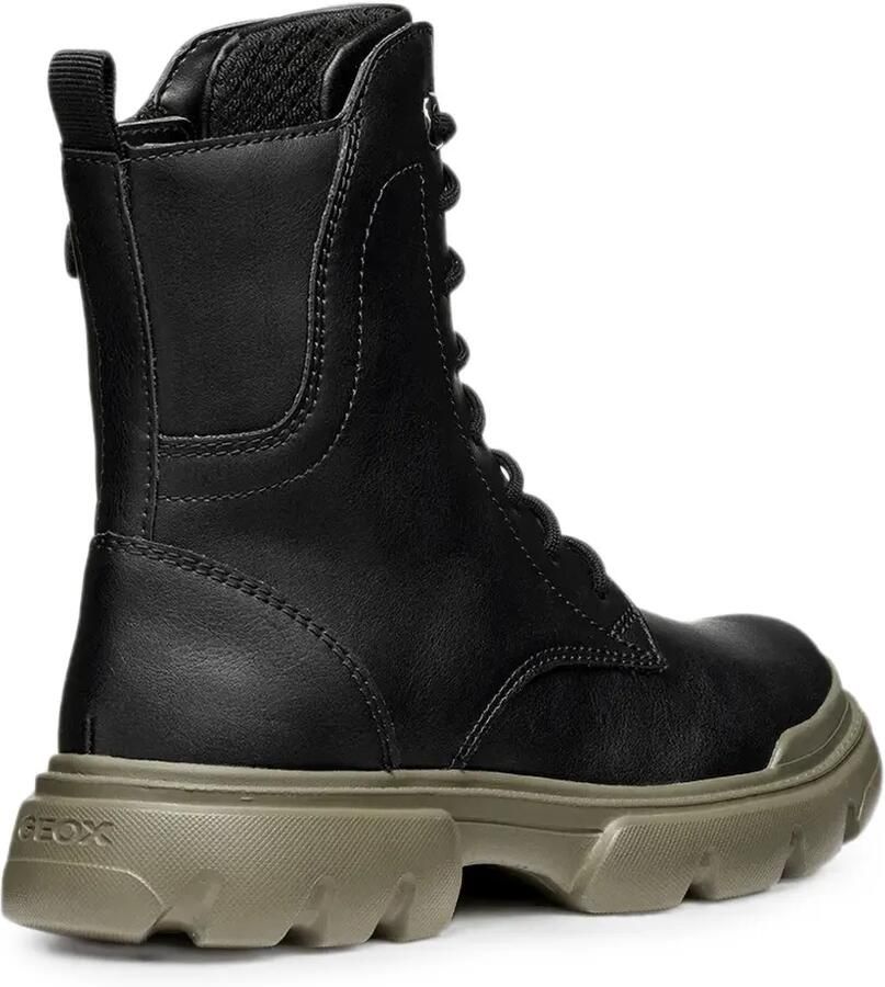 Geox Kids Junette veterlaarzen met chunky zool Zwart - Foto 2