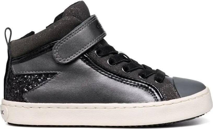 Geox Kids Kalispera high-top sneakers Grijs