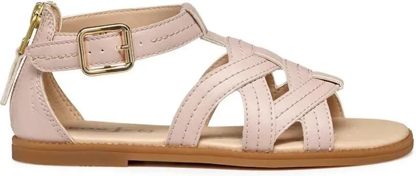 Geox Kids Karly gekooide sandalen met gespsluiting Roze - Foto 5