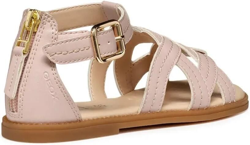 Geox Kids Karly gekooide sandalen met gespsluiting Roze - Foto 2