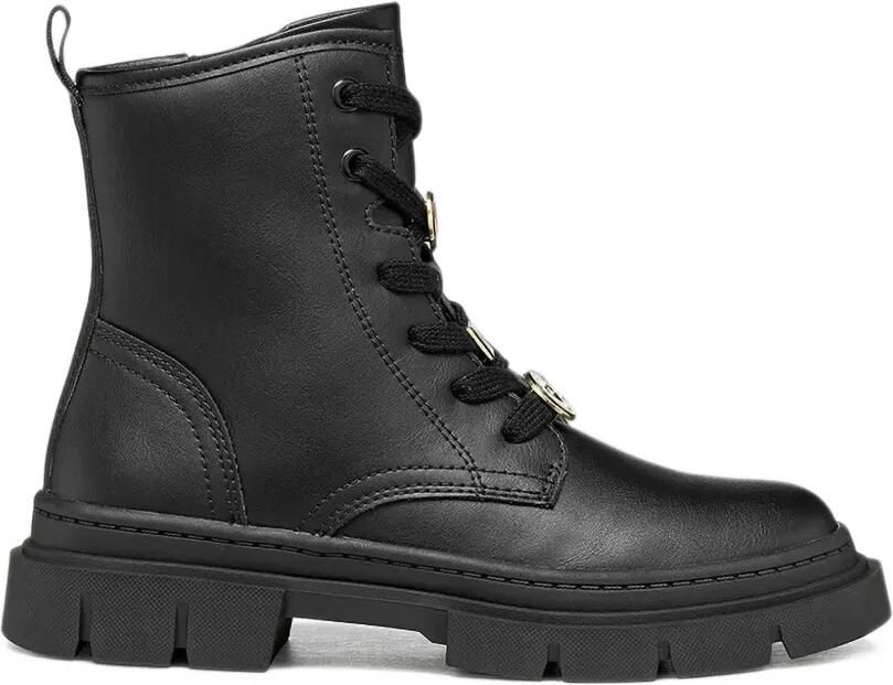 Geox Kids Karsyn charm-embellished lace-up boots Zwart - Foto 2