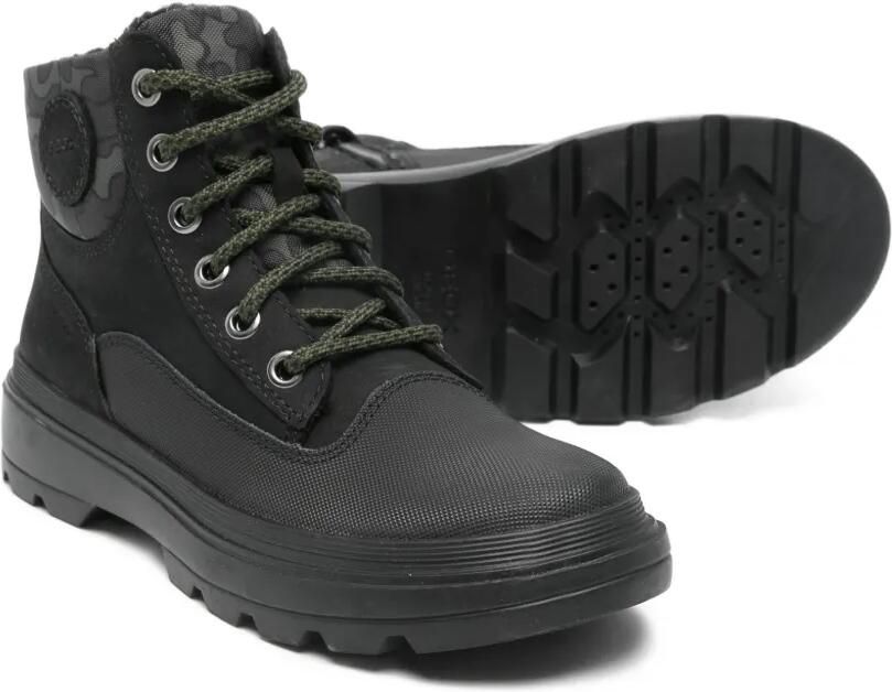 Geox Kids Kiddartah veterlaarzen Zwart - Foto 3
