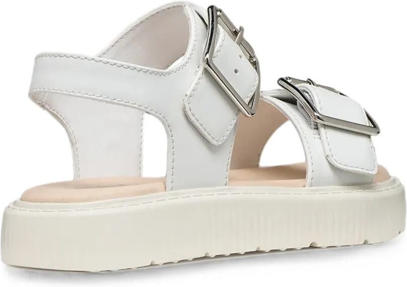Geox Kids Kodette sandalen met dubbele bandjes en gespsluiting Wit - Foto 2