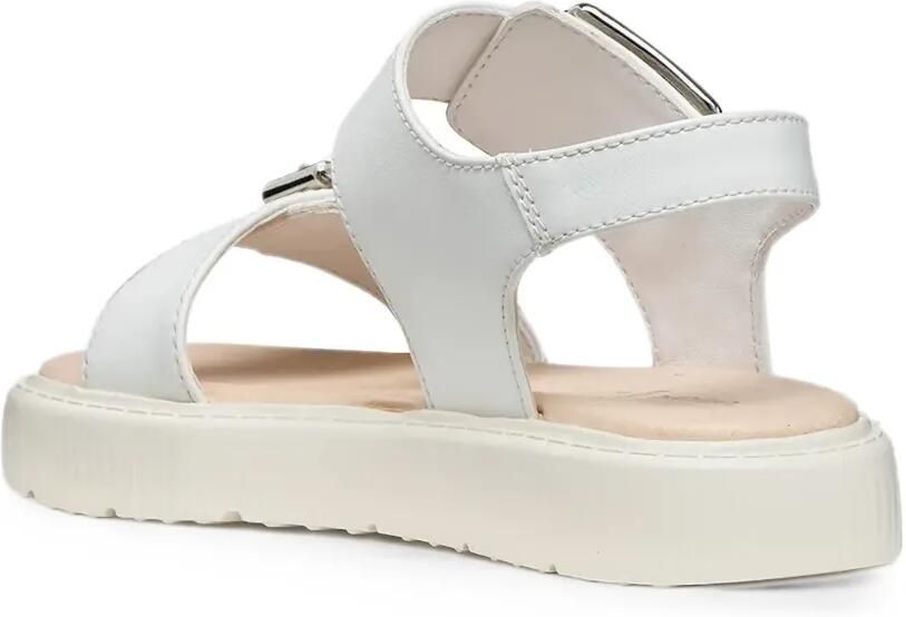Geox Kids Kodette sandalen met dubbele bandjes en gespsluiting Wit - Foto 3
