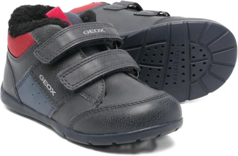 Geox Kids Laarzen met klittenband Blauw - Foto 3