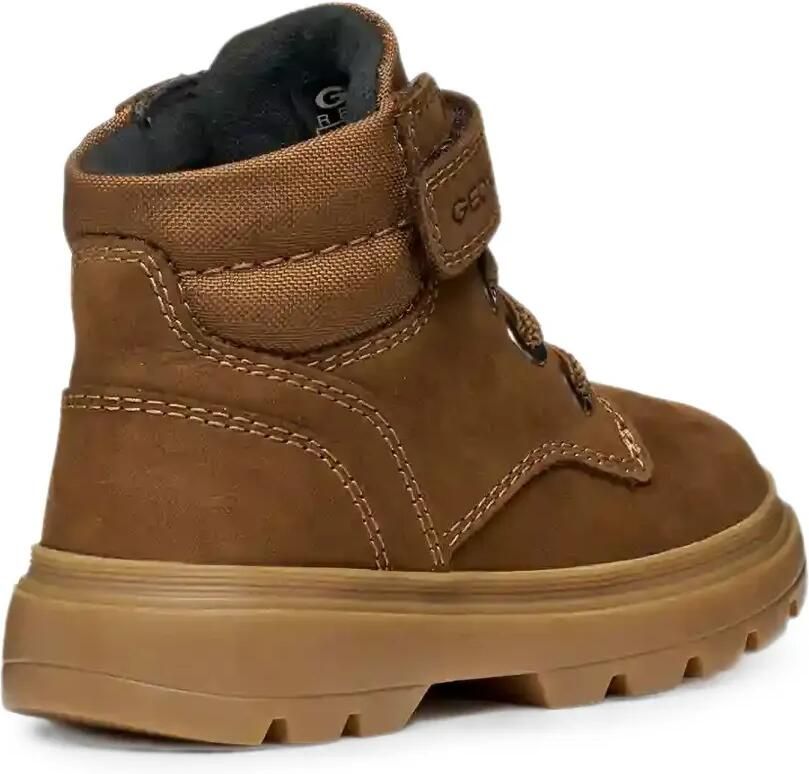 Geox Kids Laarzen met klittenband en veters Bruin - Foto 3