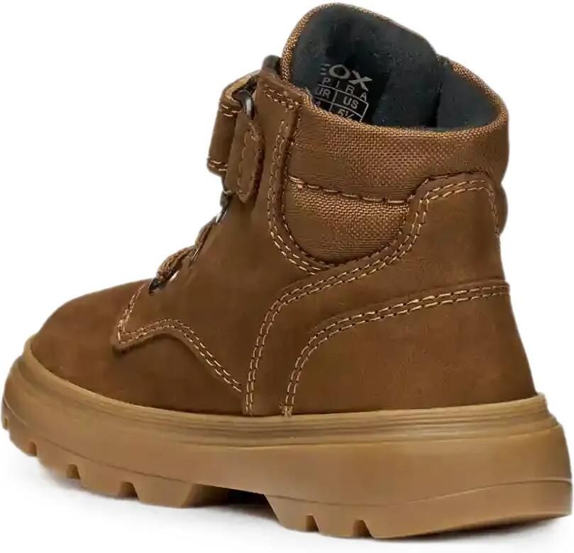 Geox Kids Laarzen met klittenband en veters Bruin - Foto 2