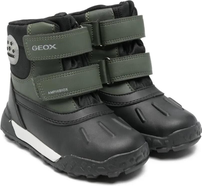 Geox Kids Laarzen met klittenband Zwart