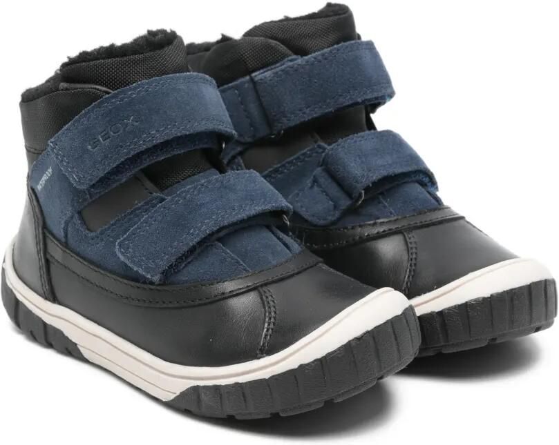 Geox Kids Laarzen met klittenband Zwart